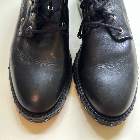 Rebecca Minkoff Studded Combat Lace Up Boots - Picture 2 of 8